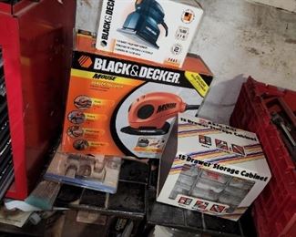 New Black & Decker mouse sander and block sander