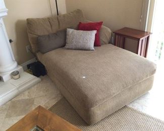 Part of the sectional sofa.