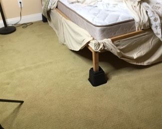 Twin Pine platform bed frame $75. Text Steve at 619-540-9414