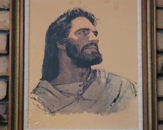 Hollywood Jesus Print after Original by Kitsch