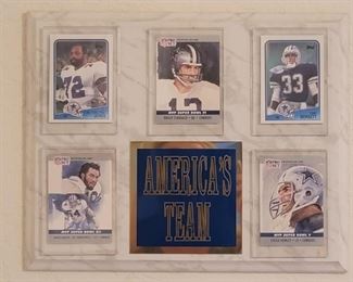 American's Team, Dallas Cowboy 5-Card Wall Plaque