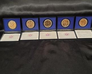 (5) American Revolution Bicentennial Medal Set