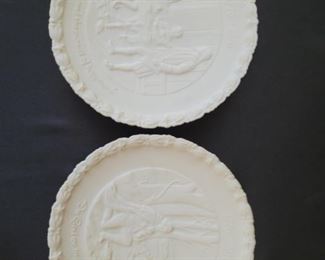 (2) Bicentennial Commemorative Plates by Fenton