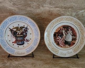 (2) Collectable Enoch Wedgwood Avon Plates