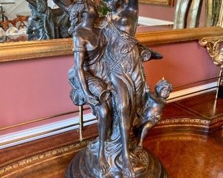 $250. Bronze Sculpture from Maitland Smith
22" t, 10" w  
*Note small chip on base
