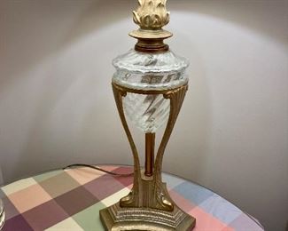 Glass table lamp
$150