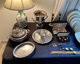 Asian lamp $60. Matching vase $40.   