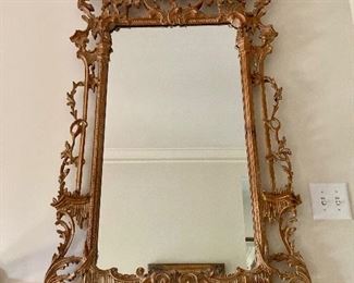 Sold. Stunning pagoda mirror by LaBarge
