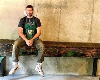 Sold. An extremely handsome size comparison photo