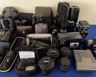Cameras, lenses and binoculars
