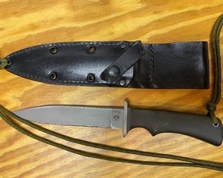 Blackjack AWAC fixed blade knife and sheath