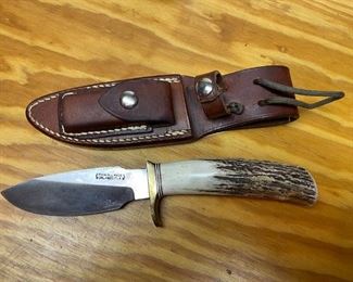 Randall Made Knife Model 11-4.5 Alaskan Hunter, Stag handle