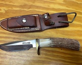 Randle Made Knife 4.5" blade, stag handle
