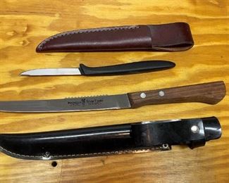Gerber Bird & Trout knife and Precise Silver Eagle fish filet knife