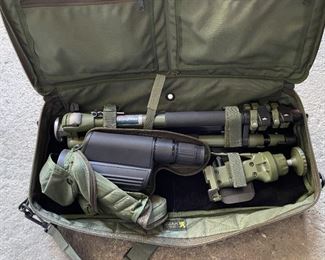 Leupold scope with Manfretto tripod