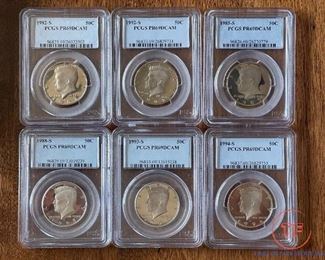Graded KENNEDY Half Dollars