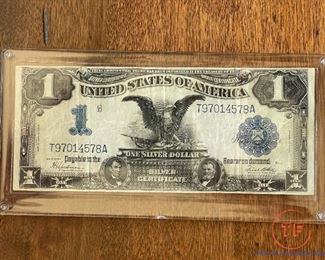 1899 Black Eagle Silver Certificate Horse Blanket