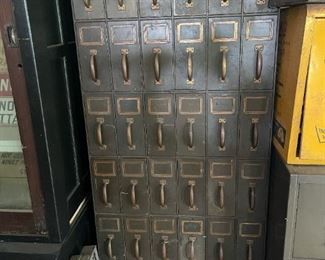 Large Metal Catalog Cabinet
