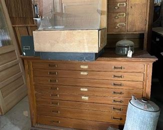 Large Antique SACRISTY CABINET