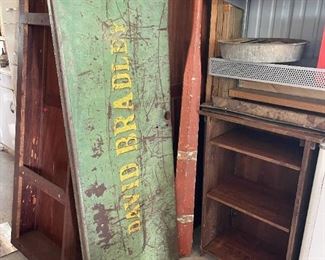 DAVID BRADLEY Embossed Sign