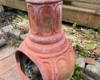 Ceramic Outdoor Chiminea
