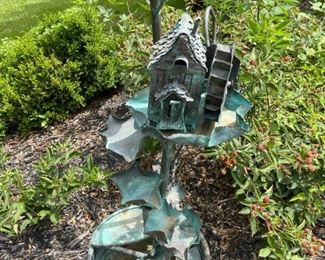 Outdoor Copper Water Display