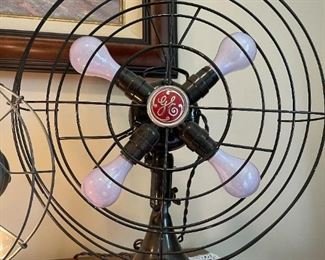 Antique Re-purposed GE Fan / Lights