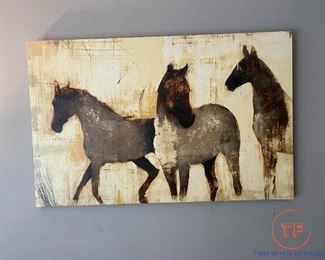 Canvas Horse Wall Art
