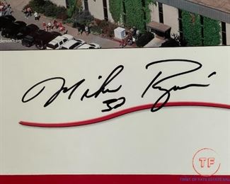 Signed Memorial Stadium Print (MIKE ROZIER, JOHNNY RODGERS, and ERIC CROUCH)