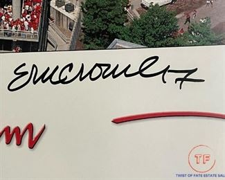 Signed Memorial Stadium Print (MIKE ROZIER, JOHNNY RODGERS, and ERIC CROUCH)