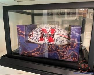 2006 HUSKER Team Signed Football