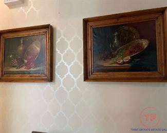 Original(s) Oil on Canvas Still Life by G OLIVIER