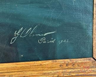 Original(s) Oil on Canvas Still Life by G OLIVIER