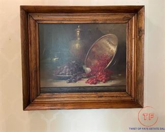 Original(s) Oil on Canvas Still Life by G OLIVIER