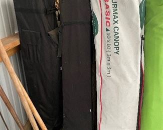 Folding Outdoor Canopies with Rolling Carrying Cases