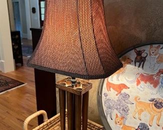 Copper Candle Mold Lamp and Designer Shade