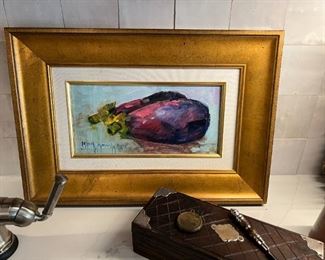 Original framed art, signed
