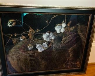 Framed art, signed