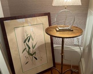 Botanical print, and designer decor