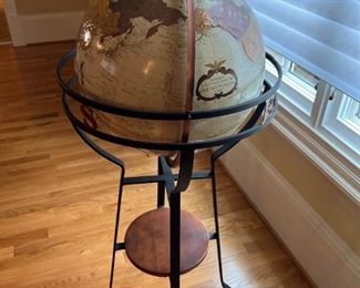 World Globe on Stand