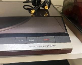 Bang & Olufsen of Denmark turn table