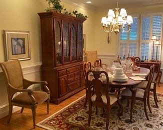 Lovely Dining Furniture, Rug