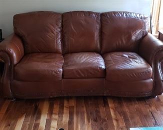 Bernhardt Leather Couch