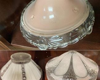 Antique Glass Ceiling Fixture Dome
Vintage Glass Ceiling Light Dome