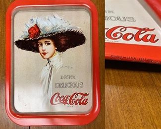 Vintage Metal Coke Tray