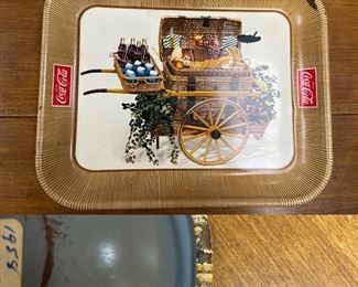 Vintage 1958 Metal Coke Tray
