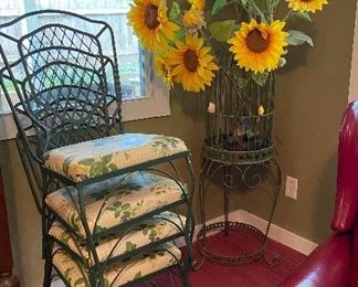 Set 4 Vintage Metal Patio Chairs
Large Birdcage