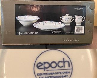 Berry Grove Epoch Everyday China made in Korea 5 Pc Completer Set new in box