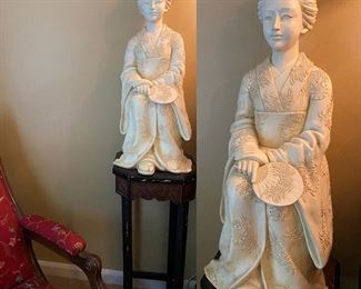 Large Composition Asian Statue 