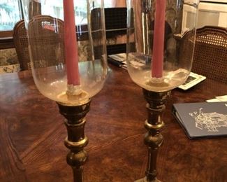 Brass Candleholders - 21"